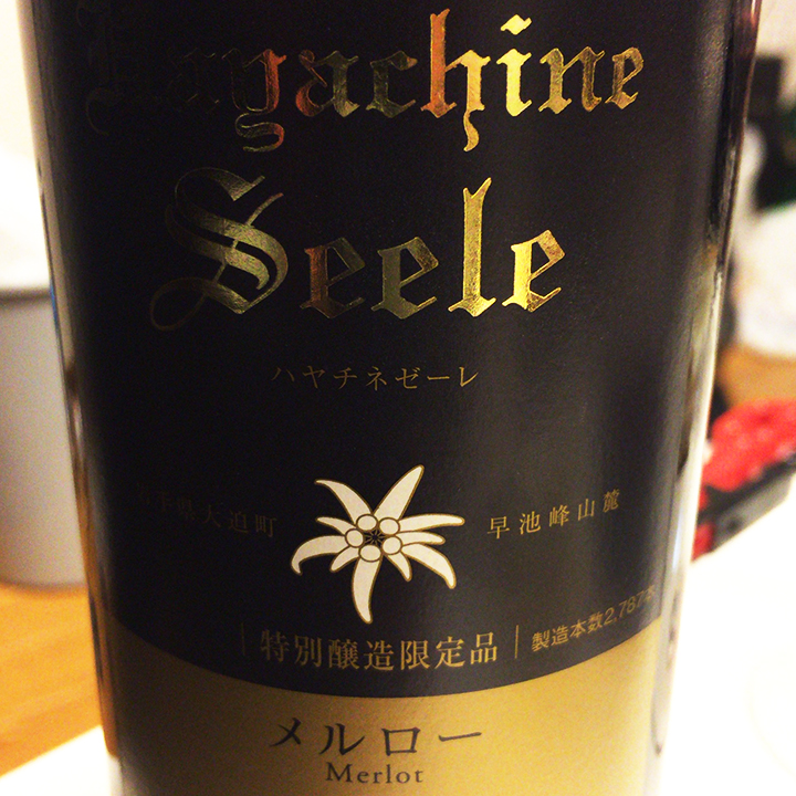 エーデルワイン ハヤチネゼーレ メルロー Hayachine Seele Merlot Edel Wein おすすめワインリスト Body Awareness Of Wine